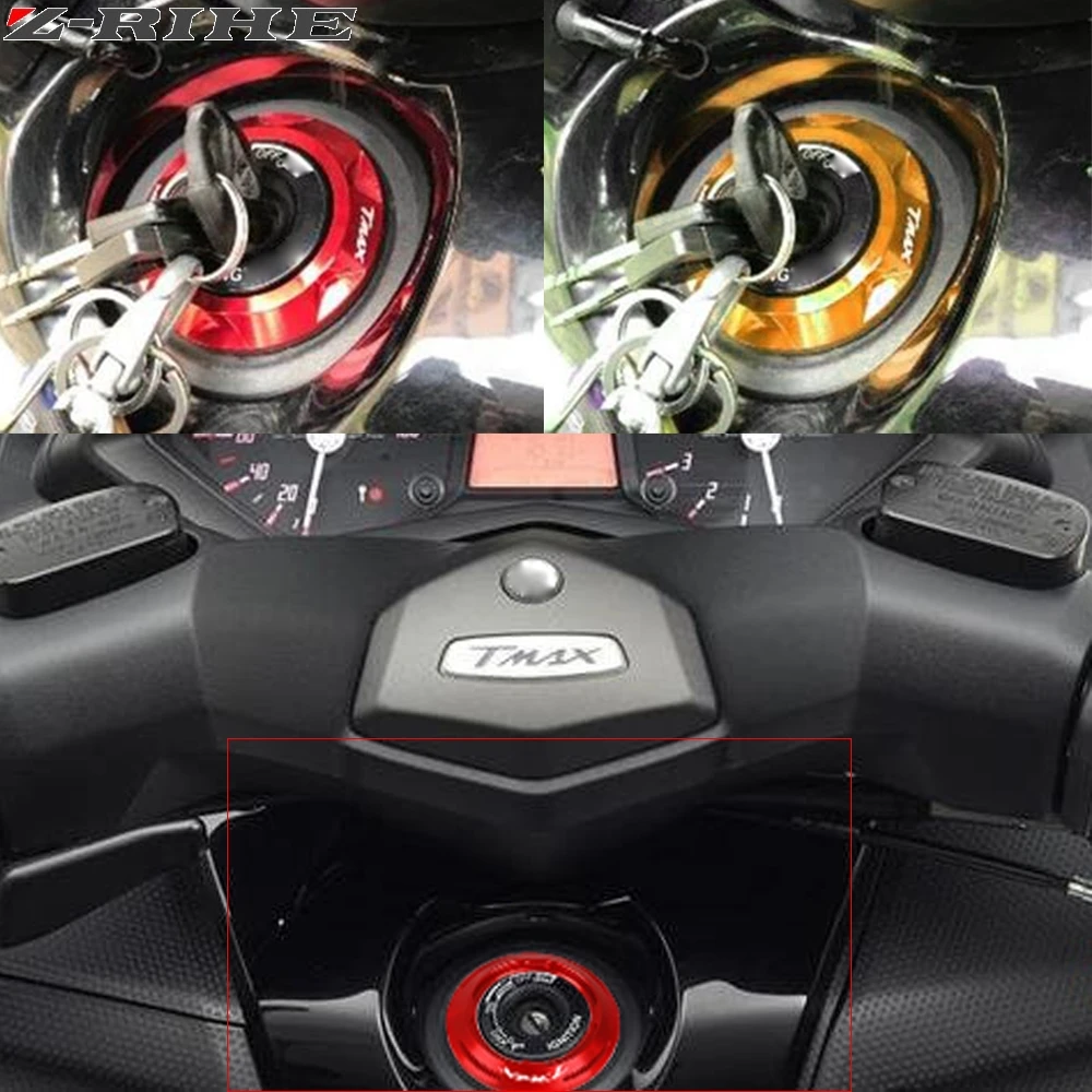 Аксесоари За мотоциклети CNC Алуминий Ключ за Запалване защита Пръстен За Yamaha TMAX TMAX530 TMAX 530 T-MAX 530 2013 2014 2015