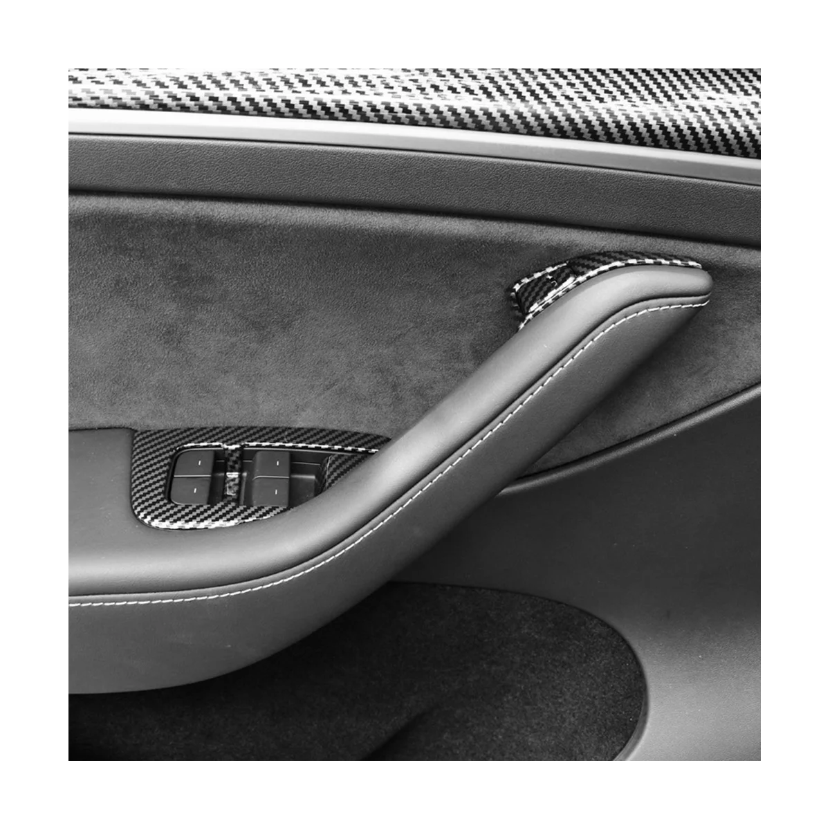14шт Стикер на Бутона на капака на контролния Панел стъкло на колата за Интериор на автомобили Tesla Model 3 Model Y 2021