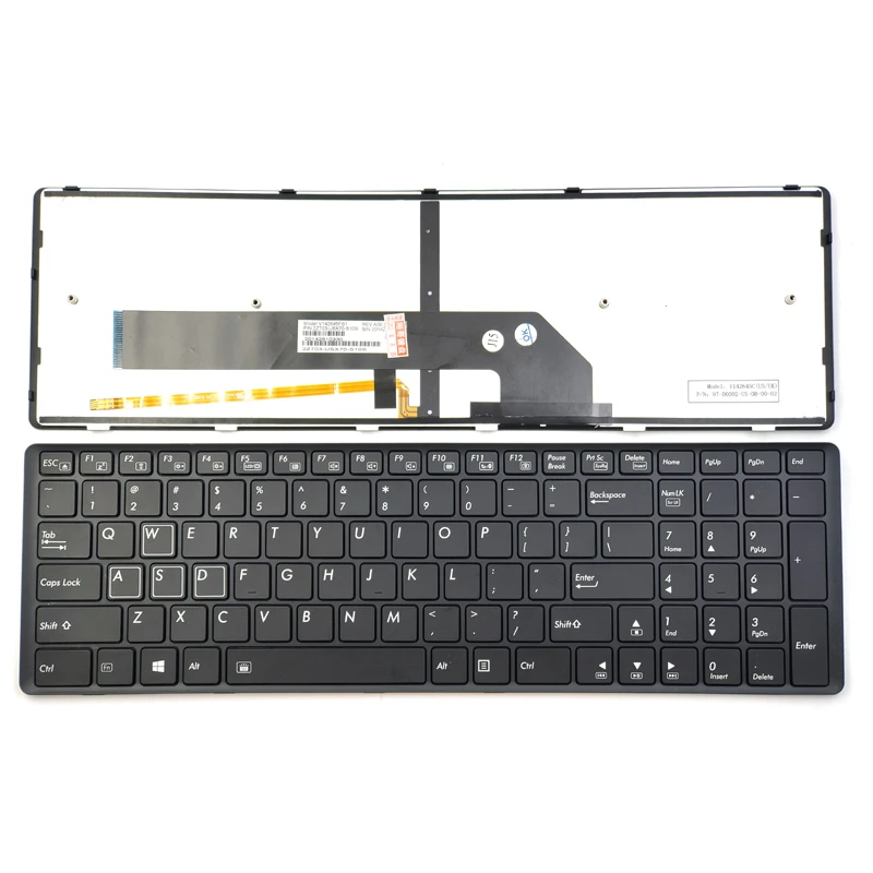 Новата Клавиатура за лаптоп Gigabyte P35G V2 P35K P35W V2 V3 V4 V5 P35X V6 P37X P57K P57W P57X U35F серия US с подсветка