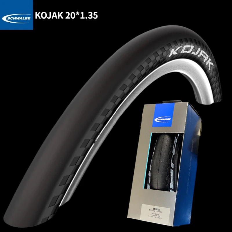 SCHWALBE КОДЖАК 20 * 1.35 сгъваема гума метална сгъваема гума гума спортна пътна гума, устойчива на пробиване гладка главоболие гума