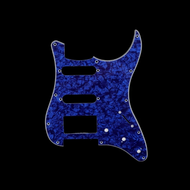 Многоцветен 11-Луночная Тампон SSH Guitar Pickguard Дяволът Plate За електрически китари ST SQ