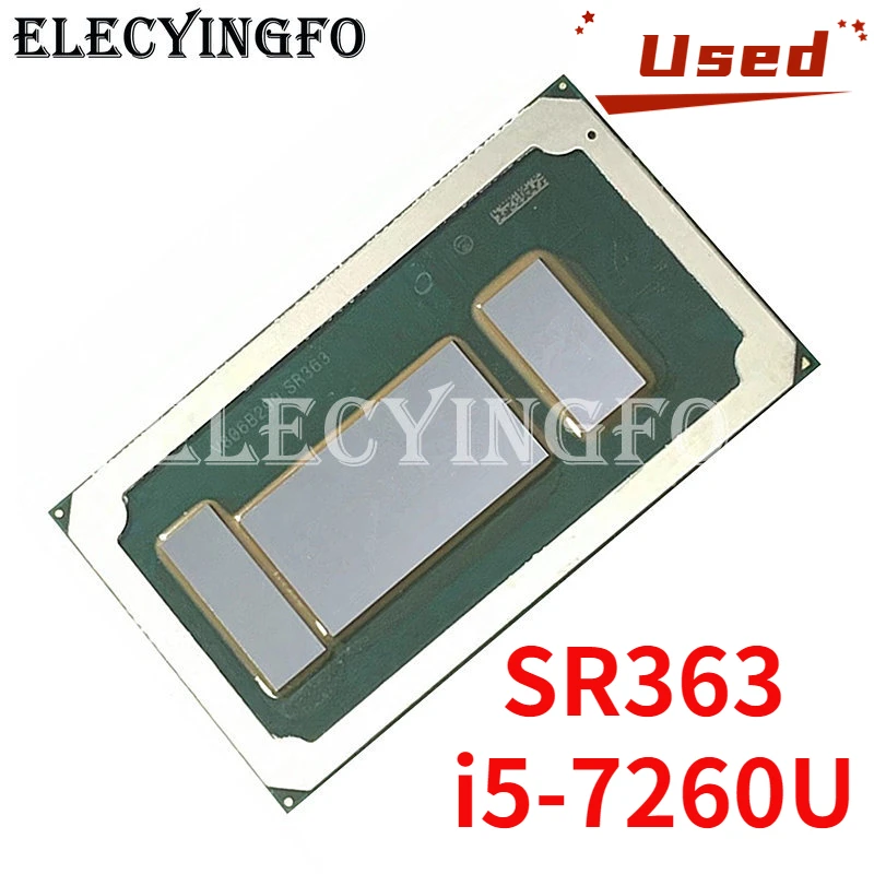 Рециклирани процесор SR363 i5-7260U, BGA чипсет, нов дизайн, тестван на 100%, работи добре